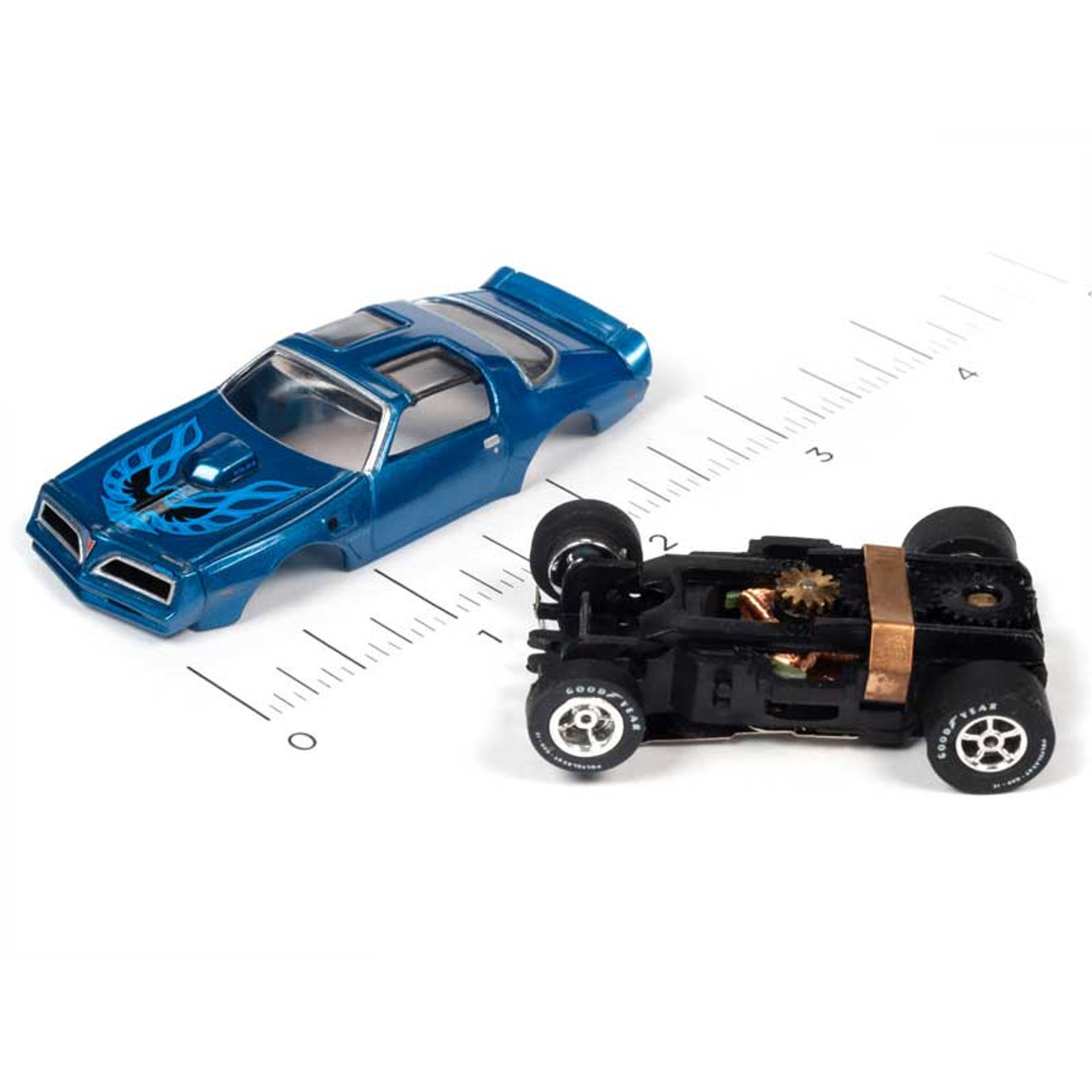 Auto World 1977 Pontiac Firebird Blue Xtraction R30 HO Slot