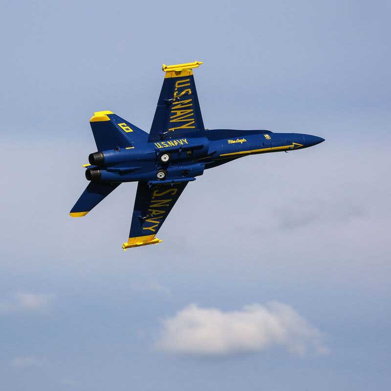 E-Flite F-18 Blue Angels 80mm EDF BNF Basic | E-Flite EFL13950