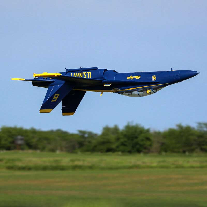 E-Flite F-18 Blue Angels 80mm EDF BNF Basic | E-Flite EFL13950