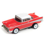 Auto World 1957 Chevy Bel Air Red Thunderjet HO Slot Car (SC334-1)
