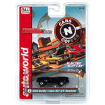 Auto World 1965 Shelby Cobra 427 S/C Roadster Black Thunderjet HO Slot Car (SC360-2)