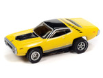 Auto World 1971 Plymouth GTX (Yellow) X-Traction Flamethrowers R33 HO Slot Car