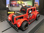 Pioneer 1934 Ford Coupe Legends Racer #77 Red 1/32 Slot Car