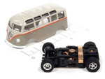 Auto World 1965 Volkswagen Samba Bus (Tan) X-Traction R34 HO Slot Car