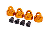 Traxxas Aluminum (Orange-Anodized) GTX Shock Caps/Spacers: Sledge