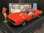 Pioneer 1969 Dodge Charger, 'General Lee' 1/32 Slot Car