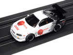 IMPORT HEAT Auto World 1999 Nissan Skyline GTR (White/Black) Import Heat X-Traction HO Slot Car