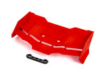 Traxxas Wing & Wing Washer w/ Hardware, Red