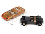 Auto World 1966 Ford GT40 (Gold) Cars N Coffee Thunderjet HO Slot Car