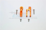 GPM E-Revo Aluminium Steering Servo Holder, Orange (1)