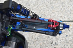 GPM Aluminium Front Lower Arms w/ Hardware (Blue) - Installed