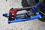 GPM Aluminium Front Lower Arms w/ Hardware (Blue) - Installed