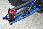 GPM Aluminium Front Lower Arms w/ Hardware (Blue) - Installed