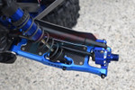 GPM Aluminium Rear Lower Arms w/ Hardware (Blue) - Installed