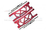 GPM Aluminium Rear Lower Arms w/ Hardware (Red)