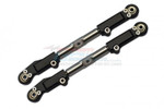 GPM Aluminum & Stainless Steel Rear Upper Arm Tie Rod (Black)