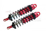 GPM Aluminum 6061-T6 Front Adjustable Spring Dampers for Traxxas Sledge (Red)