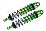 GPM Aluminum 6061-T6 Rear Adjustable Spring Dampers for Traxxas Sledge (Green)
