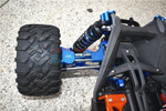 GPM Aluminum Widening Kit for Maxx (Blue) - Installed