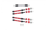 GPM Aluminum CVD Driveshafts and Front Steering Tie Rod for Maxx w/ WideMAXX (Red)