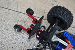 GPM Aluminum Wheelie Bar Hoss 4x4 (Red) - Installed