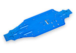 Traxxas Aluminum Sledge Chassis (Blue-Anodized) - Top