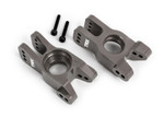 Traxxas Left and Right Stub Axle Carriers (Dark Titanium-Anodized) w/ Hardware