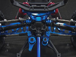 GPM Aluminum Alloy Steering Assembly (Blue) - Installed