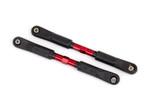 Traxxas Front Camber Links (Tubes Red-Anodized 7075-T6 Aluminum) (117mm)