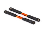 Traxxas Front Camber Links (Tubes Orange-Anodized 7075-T6 Aluminum) (117mm) (2): Sledge