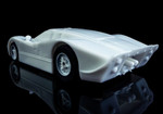 AFX Ford GT40 MK IV Paintable Mega G+ HO Slot Car