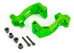 Traxxas Caster Blocks (c-hubs), Left and Right, 6061-T6 aluminum (Green-Anodized)