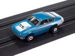 Auto World 1971 Chevrolet Vega (Blue) Baldwin Motion Thunderjet HO Slot Car