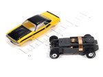 Auto World 1970 Dodge Challenger T/A (Yellow) Mr. Norms Grand Spaulding Dodge Thunderjet HO Slot Car