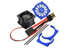 GPM Aluminum 6061-T6 Motor Heat Sink With Cooling Fan Only (Blue) for Sledge (Use Only With SLE038A)