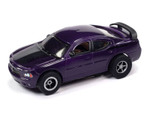 Auto World 2007 Dodge Charger SRT8 (Plum Crazy Purple) X-Traction HO Slot Car