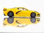 AFX Corvette C8 Accelerate Yellow HO Slot Car