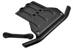 RPM Black Front Bumper and Skid Plate for Traxxas Sledge