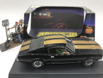 Pioneer 1968 Mustang Fastback GT, ‘Route 66’ Black/Gold, 1/32 Slot Car