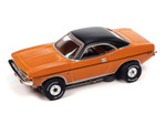 Auto World 1970 Plymouth Barracuda Gran Coupe (Orange) Thunderjet HO Slot Car