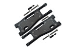 GPM (Black) Aluminum 6061-T6 Front Lower Arms & Carbon Fiber Dust-Proof Protection Plate (25pc set) for Sledge