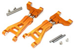 Integy (Orange) Billet Machined Upper Suspension Arms: Maxx w/ WideMAXX