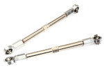 Integy (Silver) Billet Machined Steering Turnbuckles: Maxx w/ WideMAXX