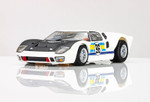 AFX Ford GT40 MKII #96 Daytona White/Black/Blue/Gold Mega G+ HO Slot Car