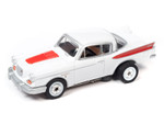 Auto World 1957 Studebaker Golden Hawk (White) Thunderjet HO Slot Car