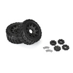 Pro-Line Masher X HP BELTED 5.7” Tires MTD 24mm Blk Raid 8x48 Hex F/R