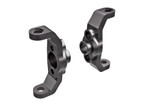 Traxxas Caster Blocks 6061-T6 Aluminum (Dark Titanium-Anodized) (Left & Right)