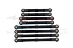 GPM (Black) Aluminium 6061-t6 Adjustable Tie Rods: TRX-4M