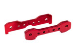 Traxxas Front Tie Bars 6061-T6 Aluminum (Red-Anodized)