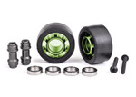 Traxxas 6061-T6 Aluminum (Green-Anodized) Wheelie Bar Wheels (for #7776, 8976 or 9576 Wheelie Bars)